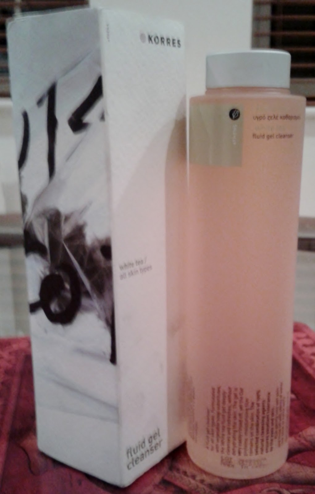 Korres white tea facial fluid gel cleanser Gay black male bondage master